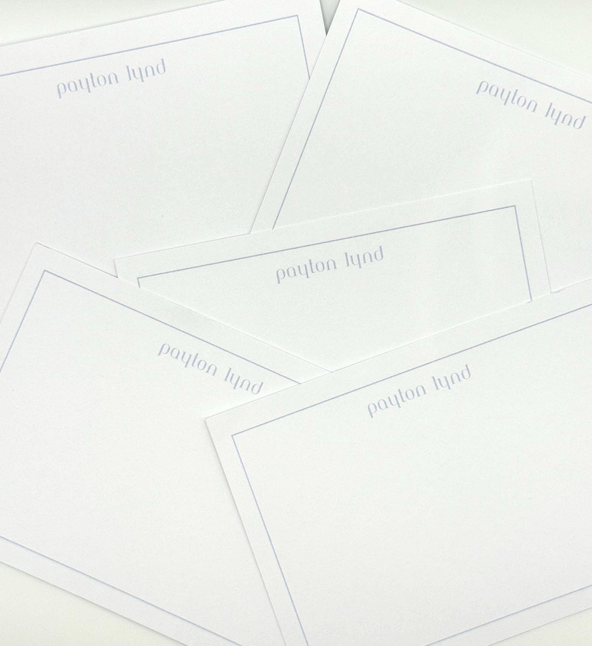 Personalized Monogram Stationery Set with envelopes