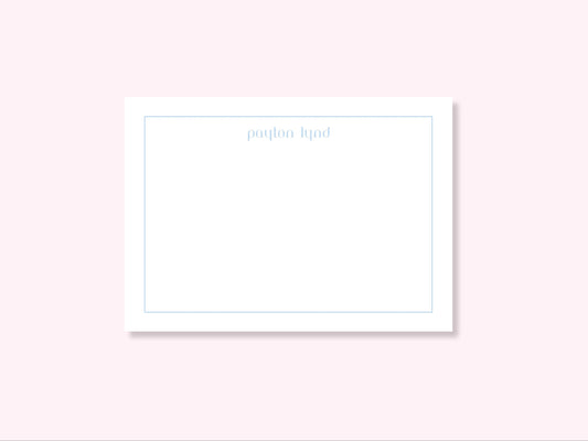 Personalized Monogram Stationery Set with envelopes